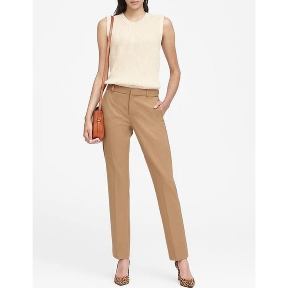 Banana Republic Tan Camel Brown Trousers Pants - Picture 6 of 6